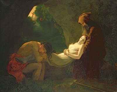 Fine Art Print of Les Funerailles d'Atala by Anne Louis Girodet de Roucy-Trioson