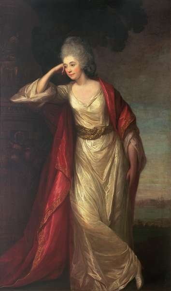 Fine Art Print of Margaret Kemble, wife of General the Hon. Thomas Gage, 1775 by David Martin