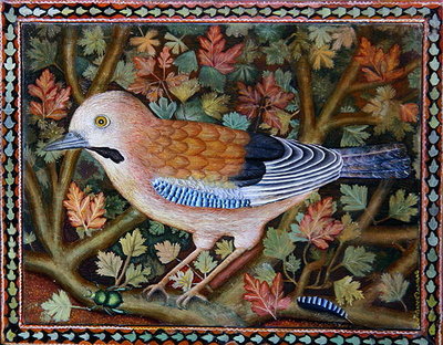 Bird (oil on canvas) by Sophie Grandval - print