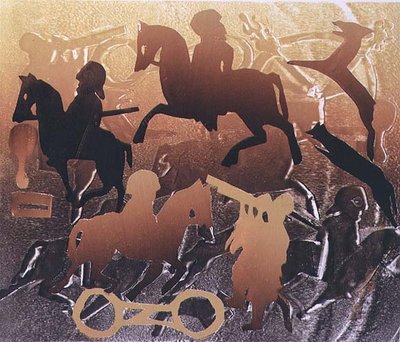 Pictish Princess, 1996 (monotype) by Gloria Wallington - print