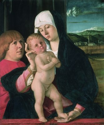 Madonna and Child by Giovanni Bellini - print