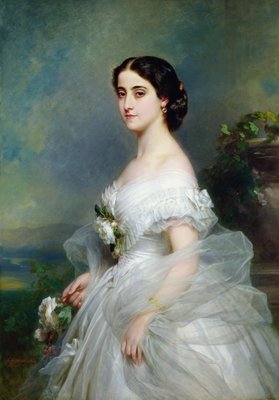 Adelina Patti by Franz Xaver Winterhalter - print