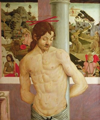 Christ at the Column by Antonio Pollaiolo - print