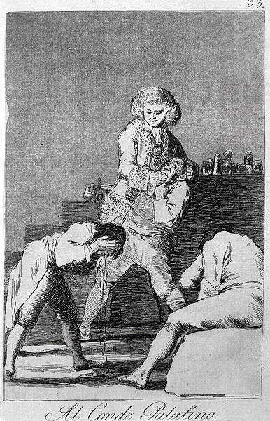 Fine Art Print of 193-0082133 To the Count Palatine by Francisco Jose de Goya y Lucientes