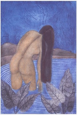 Fine Art Print of Con Las Hojas de Tarabundi, 2007 by Juan Alcazar