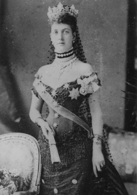 Fine Art Print of The Princess of Wales, 1889 by English Photographer
