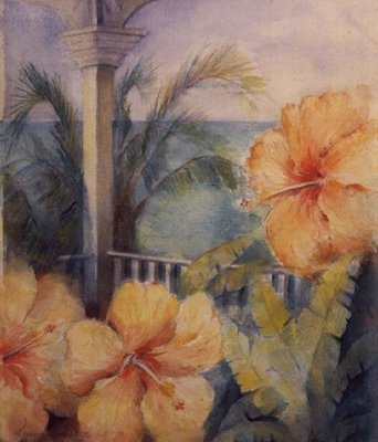 Coccoloba Hibiscus by Karen Armitage - print