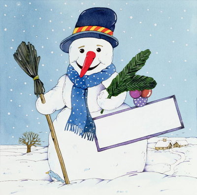 The Snowman by Christian Kaempf - print