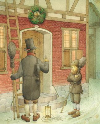 Fine Art Print of Chimney-sweep Christmas 01, 2001 by Kestutis Kasparavicius
