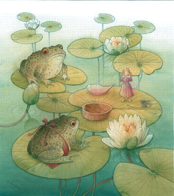 Thumbelina 07, 2005 (w/c on paper) by Kestutis Kasparavicius - print