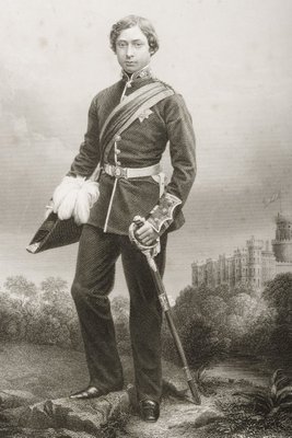 Fine Art Print of Albert Edward by John Jabez Edwin Paisley Mayall