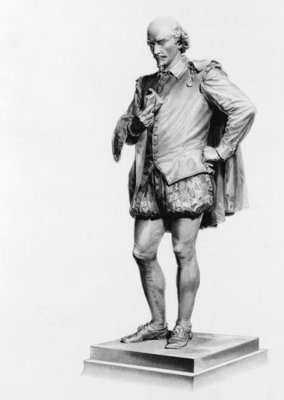 Fine Art Print of William Shakespeare by English School