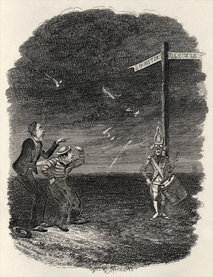 Fine Art Print of The Dead Drummer, from 'The Ingoldsby Legends' by Thomas Ingoldsby, published by Richard Bentley &amp; Son, 1887 by George Cruikshank