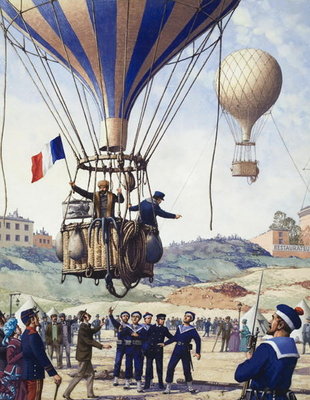 Fine Art Print of The Wonderful Story of France: Paris is Besieged by Pat Nicolle