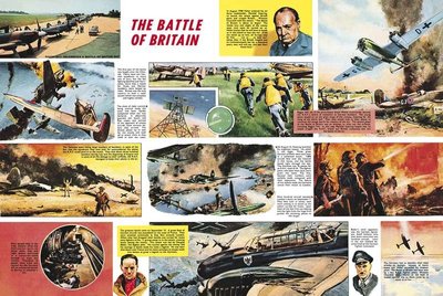 Fine Art Print of The Battle of Britain by Frank Bellamy
