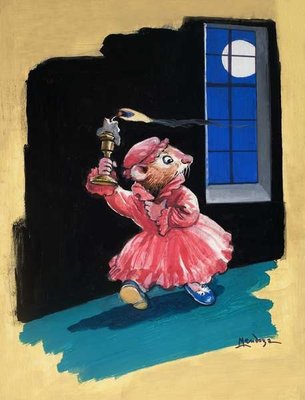 Fine Art Print of Town Mouse and Country Mouse by Philip Mendoza