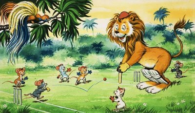 Fine Art Print of Leo the Friendly Lion by Virginio Livraghi
