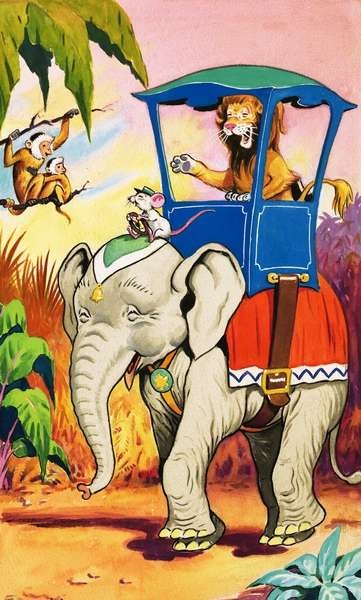 Fine Art Print of Leo the Friendly Lion by Virginio Livraghi