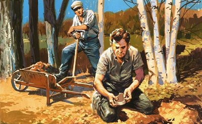 Fine Art Print of Piltdown Man by English School