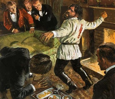 Fine Art Print of Rasputin shot in the back by Clive Uptton