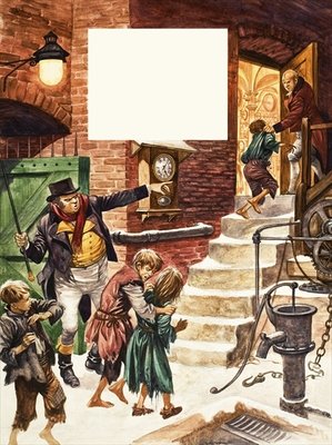 Fine Art Print of Working children of Victorian Britain by Peter Jackson