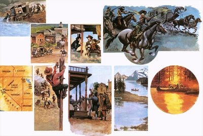 Fine Art Print of The Overland Stage by Peter Jackson
