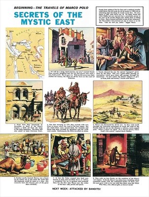 Fine Art Print of The Travels of Marco Polo by Ron Embleton
