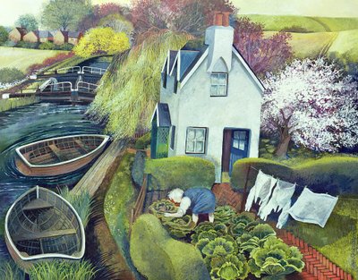 Fine Art Print of St. Catherine's, Lock Gates by Lisa Graa Jensen