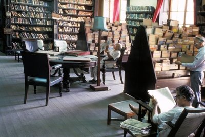 Fine Art Print of The Asiatic Society of Mumbai Library by Anonymous