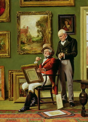 Fine Art Print of The Discerning Collector by Arthur Longlands Grace