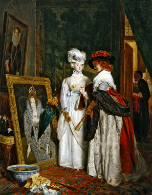 Fine Art Print of Critics on Costume, Fashions Change by John Callcott Horsley