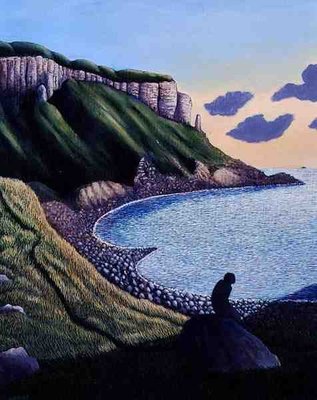 Under A Cloud, 1999 (oil on canvas) by Liz Wright - print