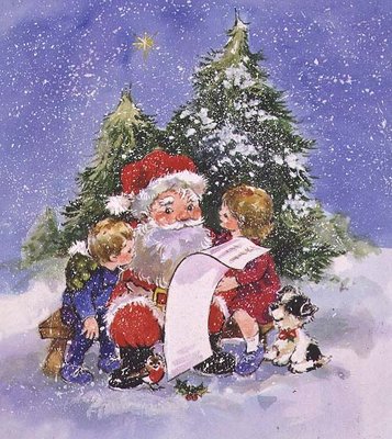 Father Christmas's List by Diane Matthes - print