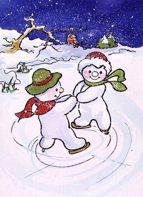 Snowmen Skating by Diane Matthes - print