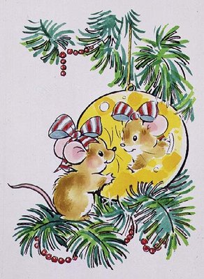 The Mouse and the Bauble by Diane Matthes - print