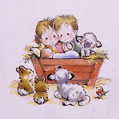 Away in a Manger by Diane Matthes - print