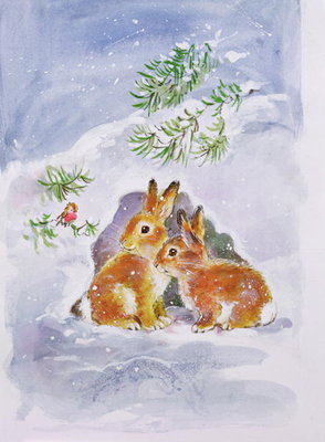 A Christmas Message by Diane Matthes - print