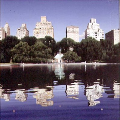 Boat Pond, 1994 (oil on panel) by Max Ferguson - print