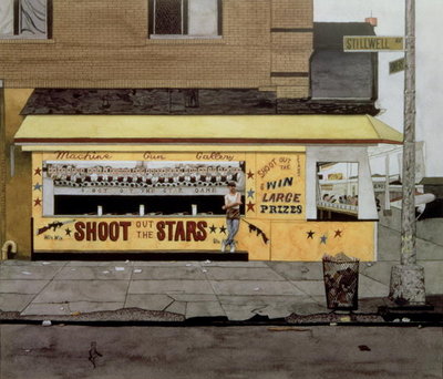 Shoot out the Stars, 1991 (w/c on paper) by Max Ferguson - print