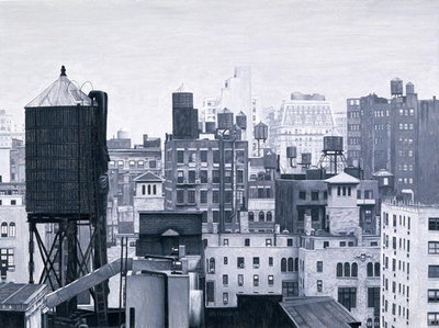 Fine Art Print of New York Water Towers, 2002 by Max Ferguson