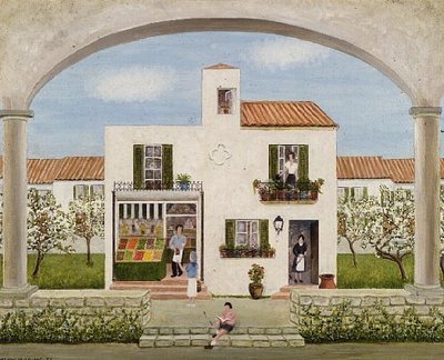 The Spanish Greengrocer, 1981 by Mark Baring - print