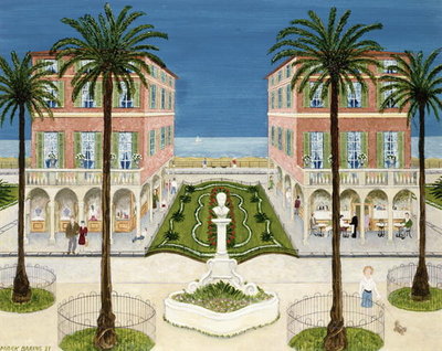 The Cote d'Azur, 1981 by Mark Baring - print
