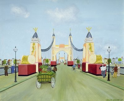 Hammersmith Bridge, 1981 by Mark Baring - print