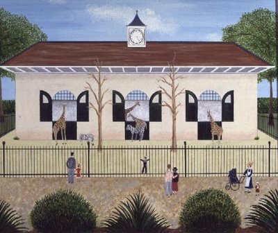 The Giraffe House by Mark Baring - print