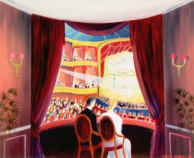 Night at the Ballet, 1984 by Mark Baring - print