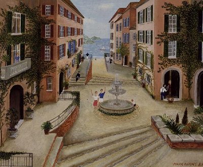 Italian Scene by Mark Baring - print