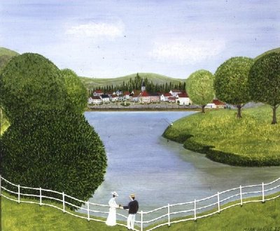 Vista of Lake by Mark Baring - print