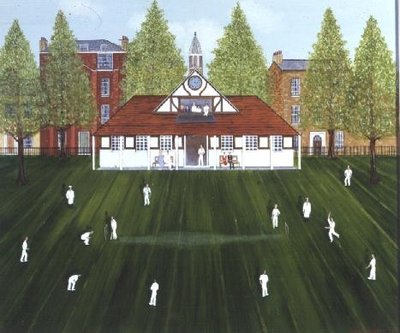 The Cricket Match by Mark Baring - print