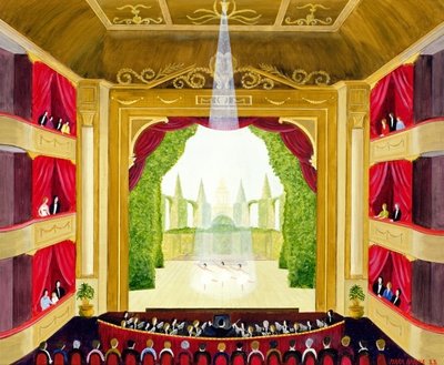 A Night at the Ballet by Mark Baring - print