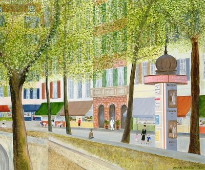 Paris Scene by Mark Baring - print